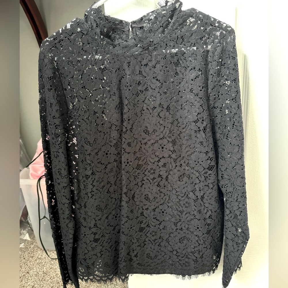 J Crew lace blouse